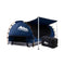 Dark Blue Double Swag Camping Canvas Free Standing Dome Tent