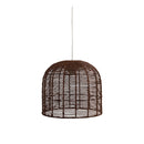 Dark Brown Hand Woven Pendant Suspension