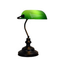 Dark Green Shade Traditional Lamp