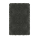 Dark Grey Comfy Polyester Rug
