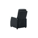 Dark Grey Massage Recliner Fabric