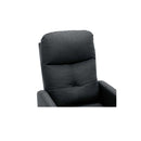 Dark Grey Massage Recliner Fabric