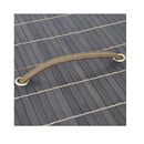 Dark Brown Bamboo Laundry Bin Rectangular