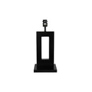Dark Stained Table Lamp Base Only E27