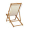 Deck Chair Teak 56 X 105 X 96 Cm