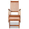 Deck Chair With Footrest Acacia Wood