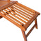 Deck Chair With Footrest Acacia Wood