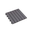 Decking Tiles 20 Pcs Grey Wash 30 X 30 Cm