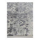 Geometric Fade Ivory And Grey Rug