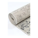 Geometric Fade Ivory And Grey Rug