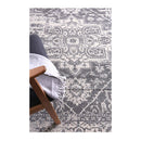 Geometric Fade Ivory And Grey Rug