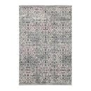 Geometric Pink And Ash Rug