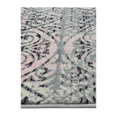 Geometric Pink And Ash Rug