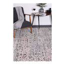 Geometric Pink And Ash Rug
