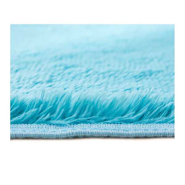 Designer Soft Shag Shaggy Floor Confetti Rug Carpet Home Decor 120X160Cm Blue