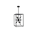 Designer Box Pendant With Globes Exposed