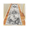 Desire Grey Hallway Runner Stain Resistant Rug