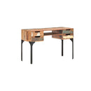 Desk 118 X 48 X 75 Cm Solid Reclaimed Wood