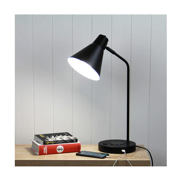 Desk Lamp With Usb And Wireless Charging