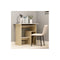 Desk White And Sonoma Oak Chipboard