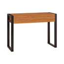 Desk With 2 Drawers 100 X 40 X 75 Cm Recycled Teak Wood