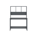 Desk With Shelves High Gloss Chipboard