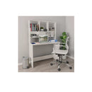 Desk With Shelves High Gloss Chipboard