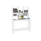 Desk With Shelves High Gloss Chipboard