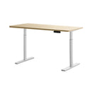 Electric Standing Desk Height Adjustable Sit Stand Desks White Oak