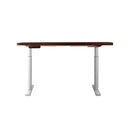 Electric Standing Desk Height Adjustable Sit Stand Desks White Walnut