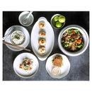 Diamond Pattern Ceramic Dinnerware Set Of 8