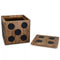 Dice Design Mindi Wood Storage Box 40x40x40cm