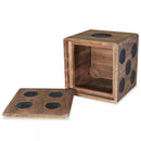 Dice Design Mindi Wood Storage Box 40x40x40cm