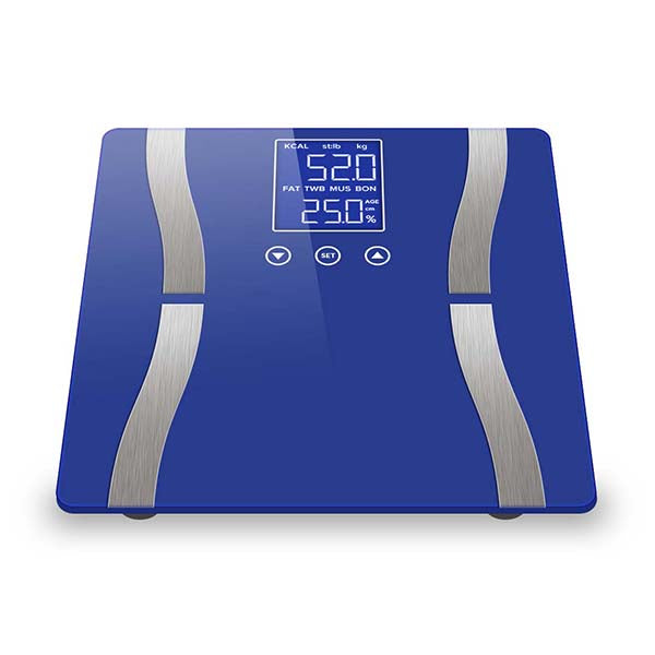 Digital Body Fat Scale Blue