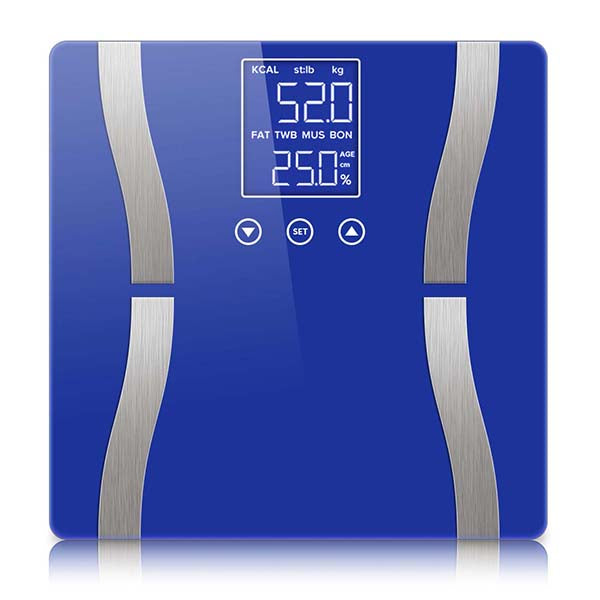 Digital Body Fat Scale Blue