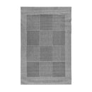 Dill Leaves Black Grey Roll Of Runner Rug 67X2500Cm