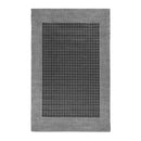 Dill Leaves Black Grey Runner Rug 67X2500Cm