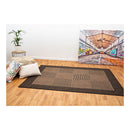 Dill Leaves Coffee Black Roll Of Runner Rug 67X2500Cm
