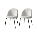Dining Chairs Accent Chairs Armchair Kitchen Sherpa Boucle Chair White
