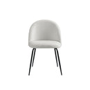 Dining Chairs Accent Chairs Armchair Kitchen Sherpa Boucle Chair White