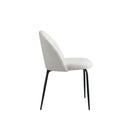 Dining Chairs Accent Chairs Armchair Kitchen Sherpa Boucle Chair White
