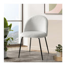 Dining Chairs Accent Chairs Armchair Kitchen Sherpa Boucle Chair White