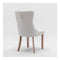 Aaden Modern Elegant Tufted Studs Trim Wooden Legs Dining Side Chair