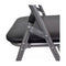 Dining Chair 6 Pcs Foldable With Steel Frame Black