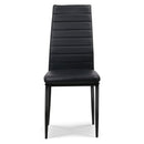 Dining Chairs PVC Leather (Set Of 4)