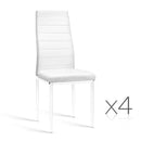 Dining Chairs PVC Leather (Set Of 4)