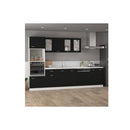 Dishwasher Panel Black Engineered Wood