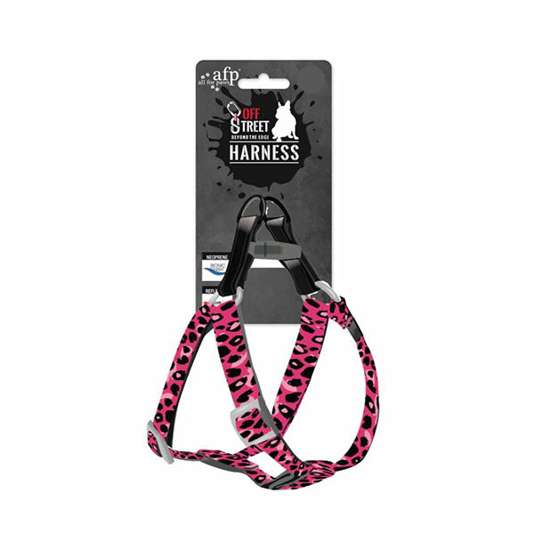 Step In Dog Harness Pet Puppy Reflective Leopard