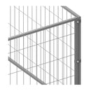 Dog Kennel Silver 12 M Steel