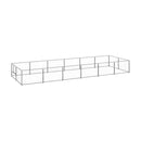 Dog Kennel Silver 12 M Steel